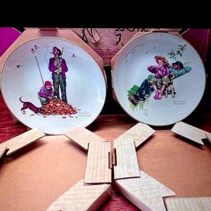 10 Norman Rockwell plates in great condition.  Buyer pays shipping.  $125.00.